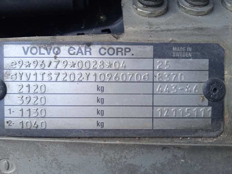 volvo s80 berlina del año 2000