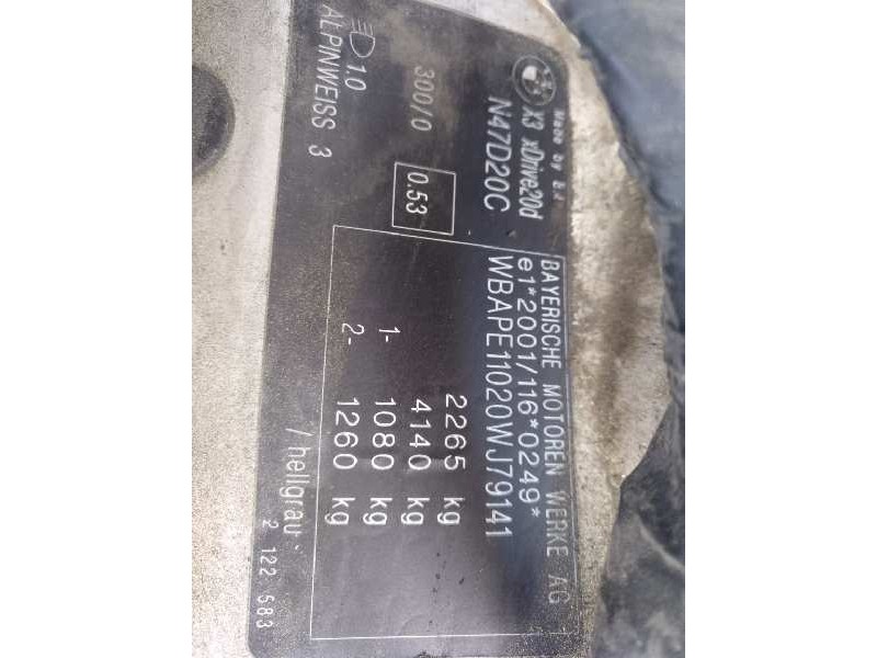 bmw x3 (e83) del año 2010