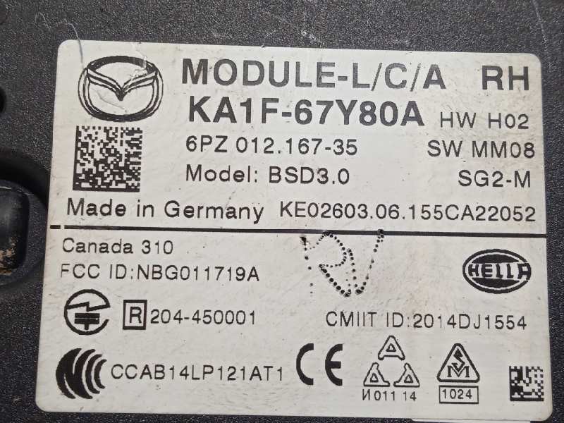 Recambio de modulo electronico para mazda cx-5 2.2 turbodiesel cat referencia OEM IAM KA1F67Y80A  