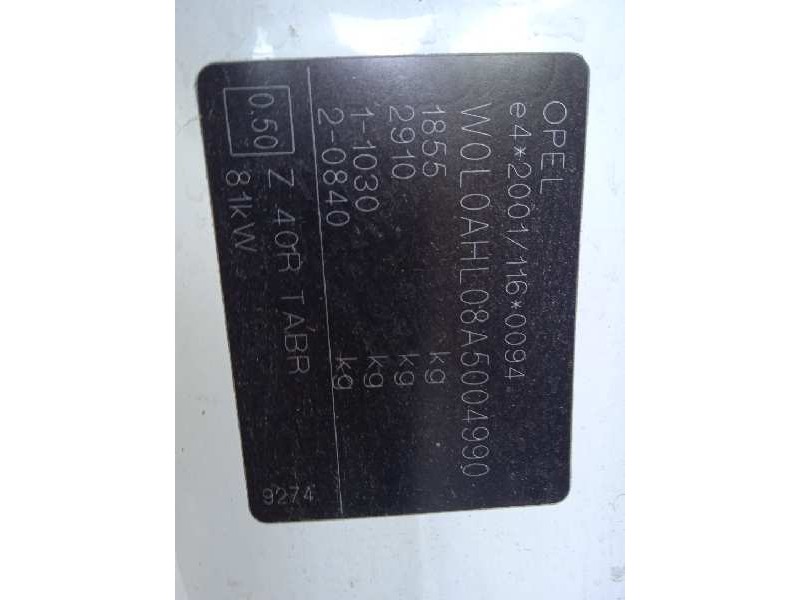 opel astra gtc del año 2009