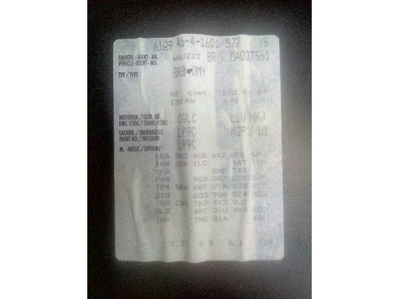 audi q5 (8r) del año 2013