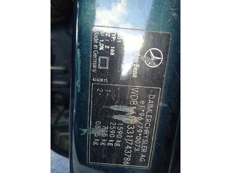 mercedes-benz clase a (w168) del año 2002