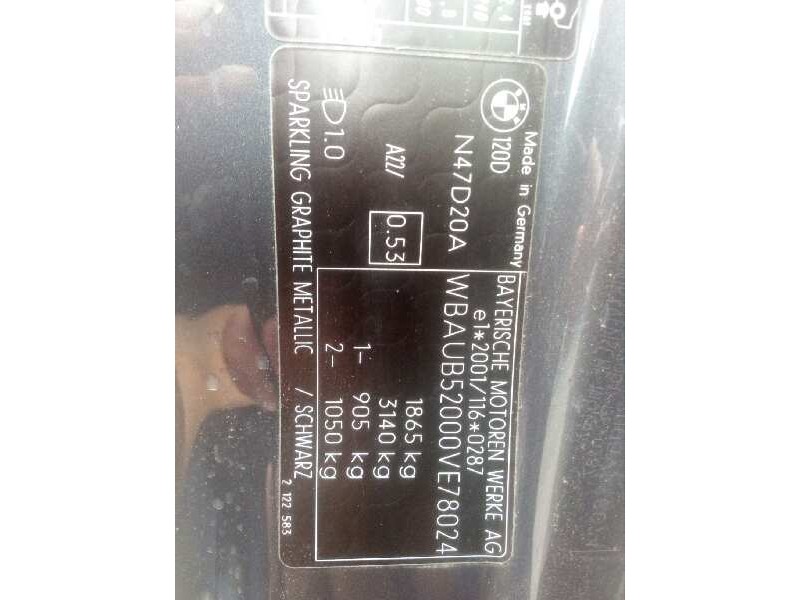 bmw serie 1 berlina (e81/e87) del año 2007