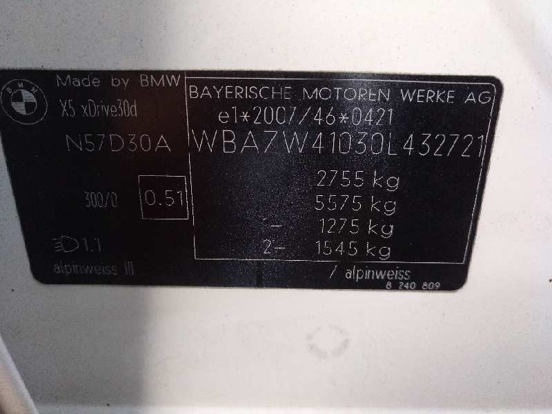 bmw x5 (e70) del año 2010