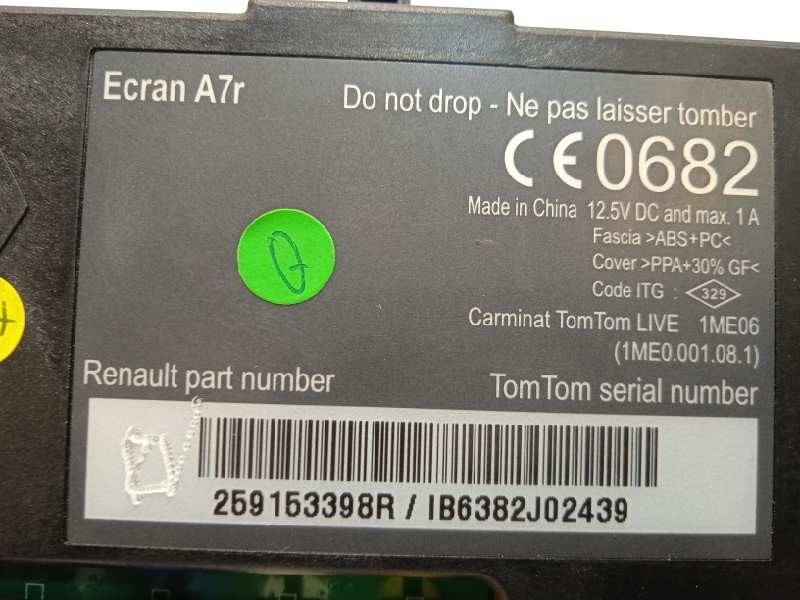 Recambio de pantalla multifuncion para renault laguna coupe monaco gp referencia OEM IAM 259153398R  