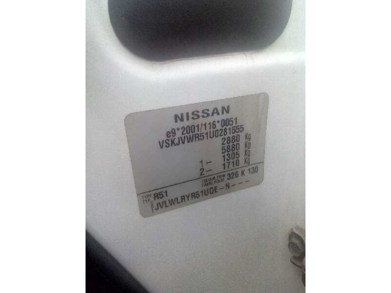 nissan pathfinder (r51) del año 2008