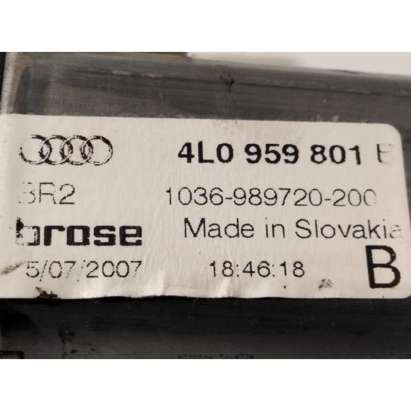 Recambio de elevalunas delantero izquierdo para audi q7 (4l) 3.0 tdi referencia OEM IAM 4L0837461A  4L0959801B