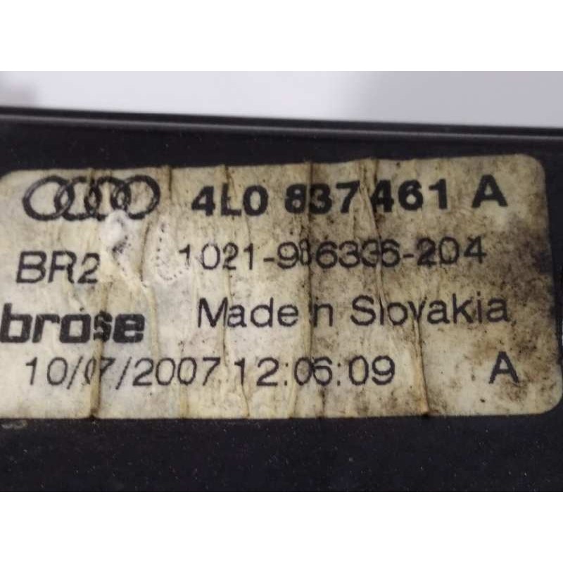 Recambio de elevalunas delantero izquierdo para audi q7 (4l) 3.0 tdi referencia OEM IAM 4L0837461A  4L0959801B