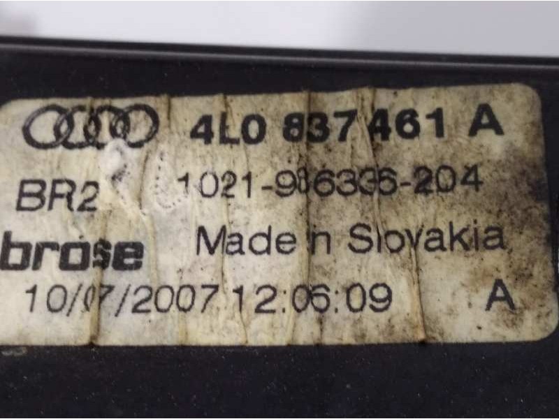 Recambio de elevalunas delantero izquierdo para audi q7 (4l) 3.0 tdi referencia OEM IAM 4L0837461A  4L0959801B