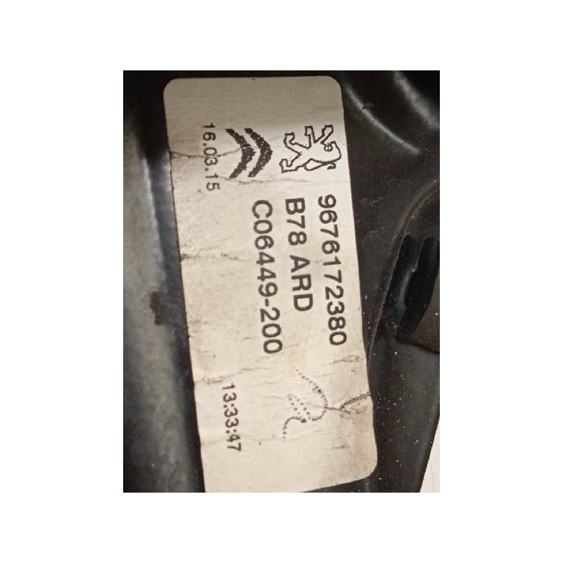 Recambio de elevalunas trasero derecho para citroën c4 picasso seduction referencia OEM IAM 9676172380  9675288180