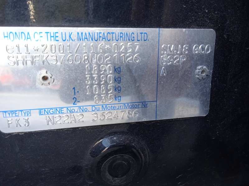 honda civic berlina 5 (fk) del año 2009