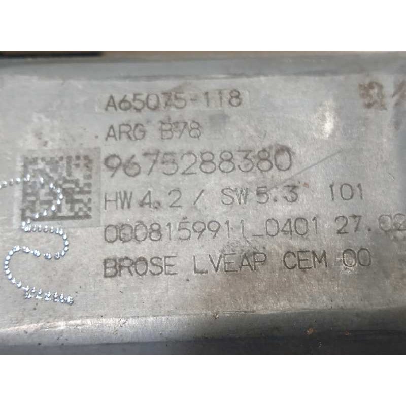 Recambio de elevalunas trasero izquierdo para citroën c4 picasso seduction referencia OEM IAM 9676172480  9675288380