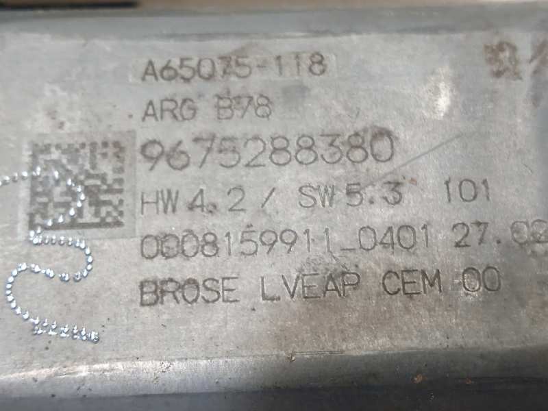 Recambio de elevalunas trasero izquierdo para citroën c4 picasso seduction referencia OEM IAM 9676172480  9675288380