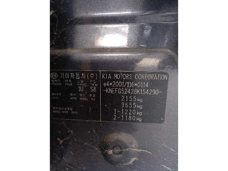 kia carens (un) del año 2009