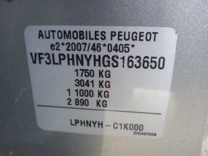 peugeot 308 del año 2016