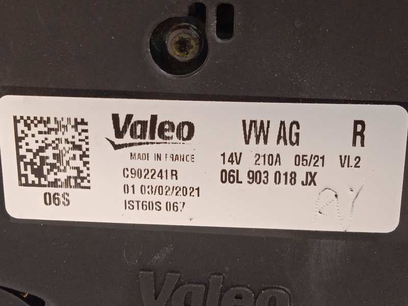 Recambio de alternador para audi a5 coupe (f53) 2.0 16v tfsi referencia OEM IAM 06L903018JX  