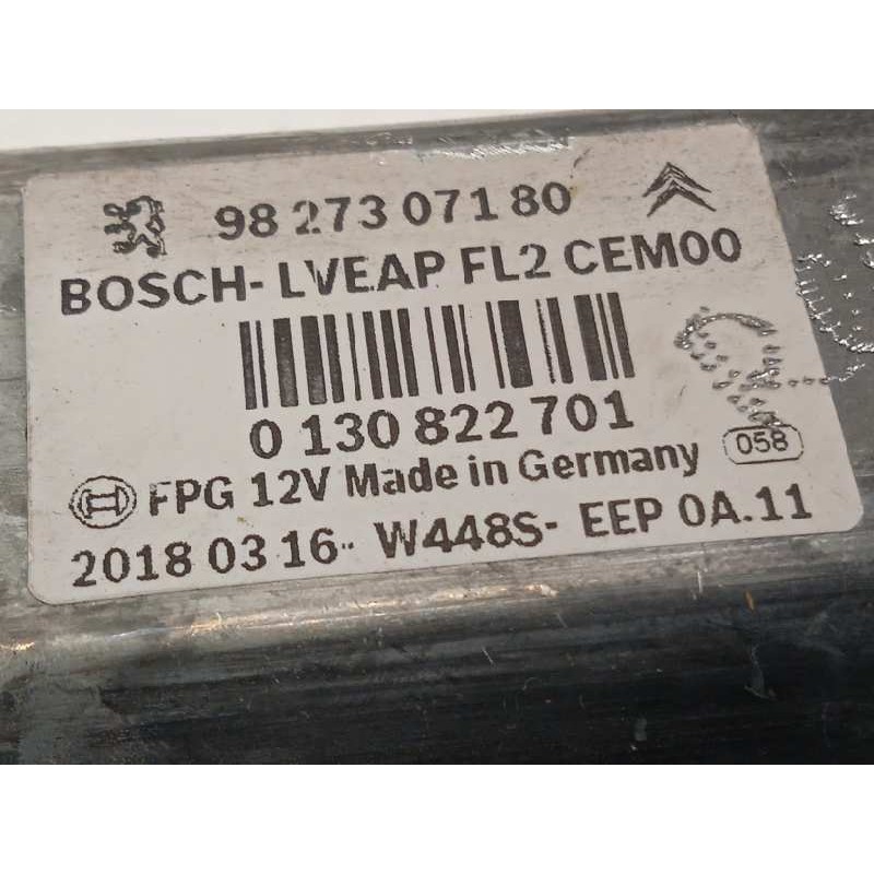 Recambio de elevalunas delantero izquierdo para citroën c4 cactus shine referencia OEM IAM 9827307180  0130822701