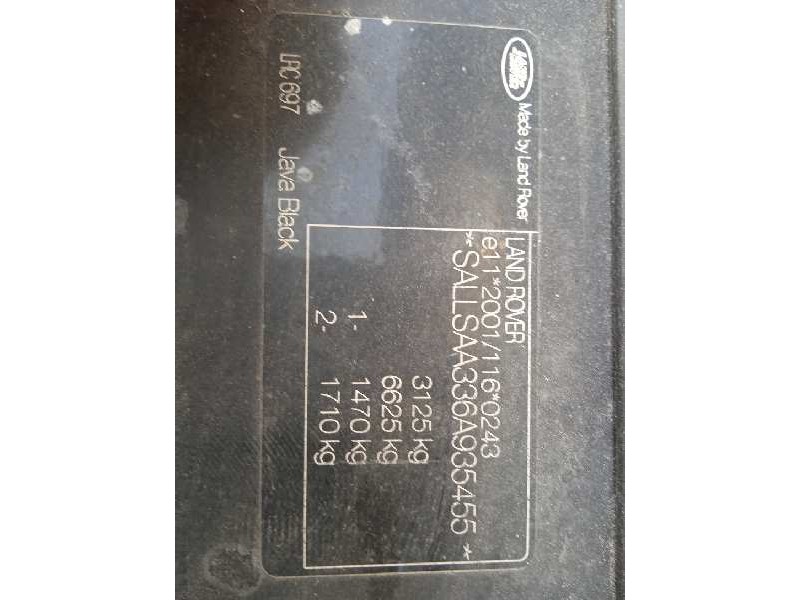 land rover range rover sport del año 2006