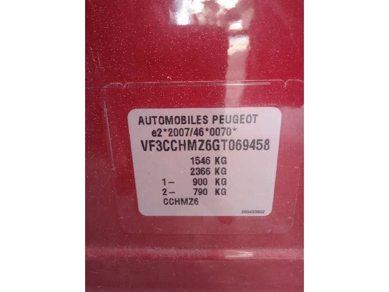 peugeot 208 del año 2016