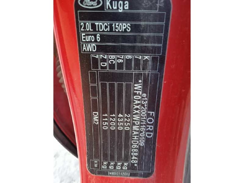 ford kuga (cbs) del año 2017