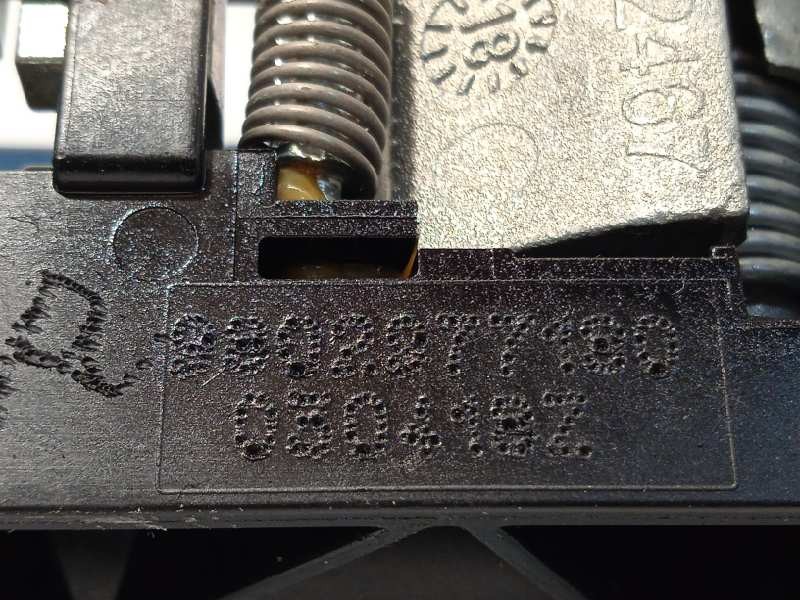 Recambio de maneta exterior trasera derecha para citroën c4 cactus shine referencia OEM IAM 9802977180  