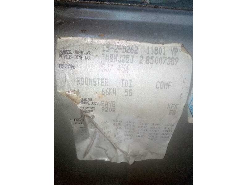 skoda roomster (5j7) del año 2010