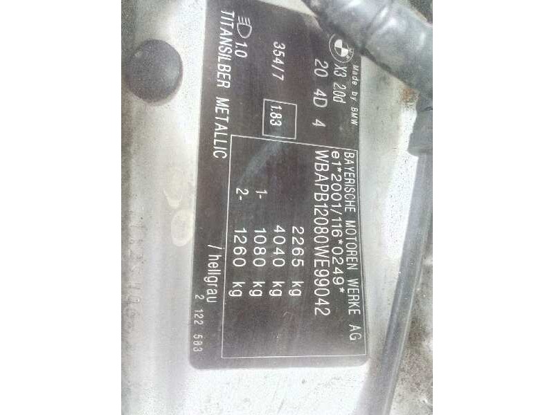 bmw x3 (e83) del año 2006