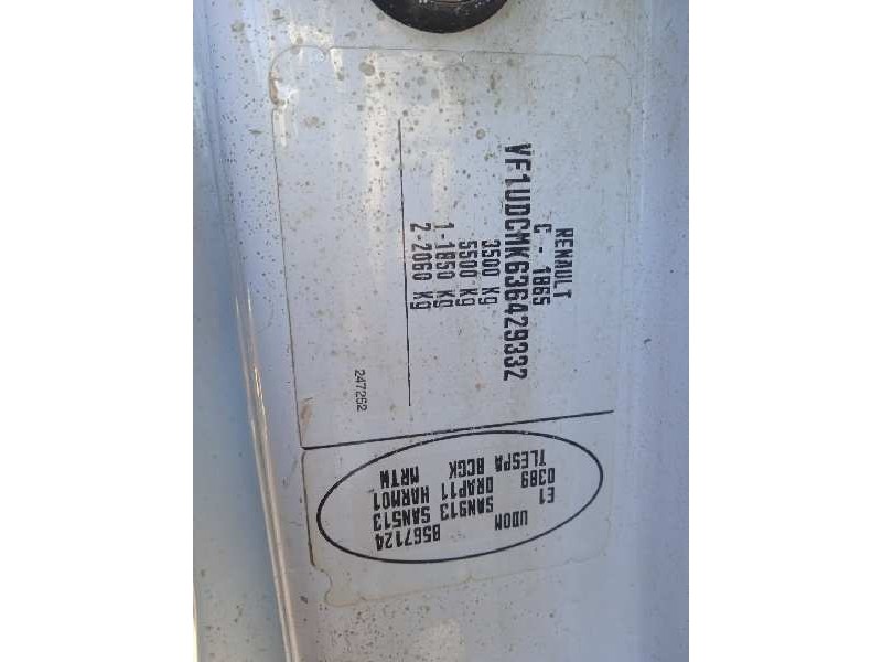 renault master ii ph. 2 doka/pr. fgst del año 2006