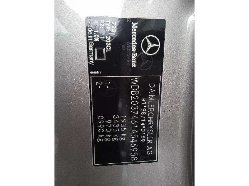 mercedes-benz clase c (w203) sportcoupe del año 2003