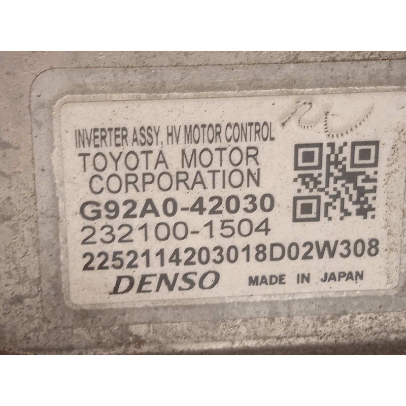 Recambio de convertidor potencia para lexus nx 300h 4wd referencia OEM IAM G92A042030 G92A042050 2321001504