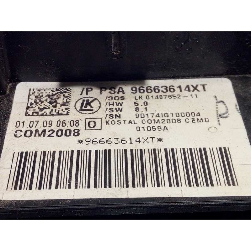 Recambio de mando intermitentes para peugeot 3008 sport pack referencia OEM IAM 96663614XT  