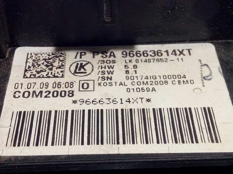 Recambio de mando intermitentes para peugeot 3008 sport pack referencia OEM IAM 96663614XT  