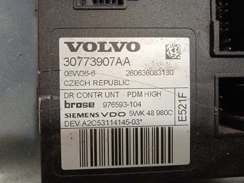 Recambio de elevalunas delantero derecho para volvo s40 berlina 1.6 diesel cat referencia OEM IAM 31253514  30773907AA