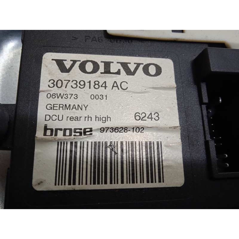 Recambio de elevalunas trasero derecho para volvo s40 berlina 1.6 diesel cat referencia OEM IAM 31253516  30739184AC