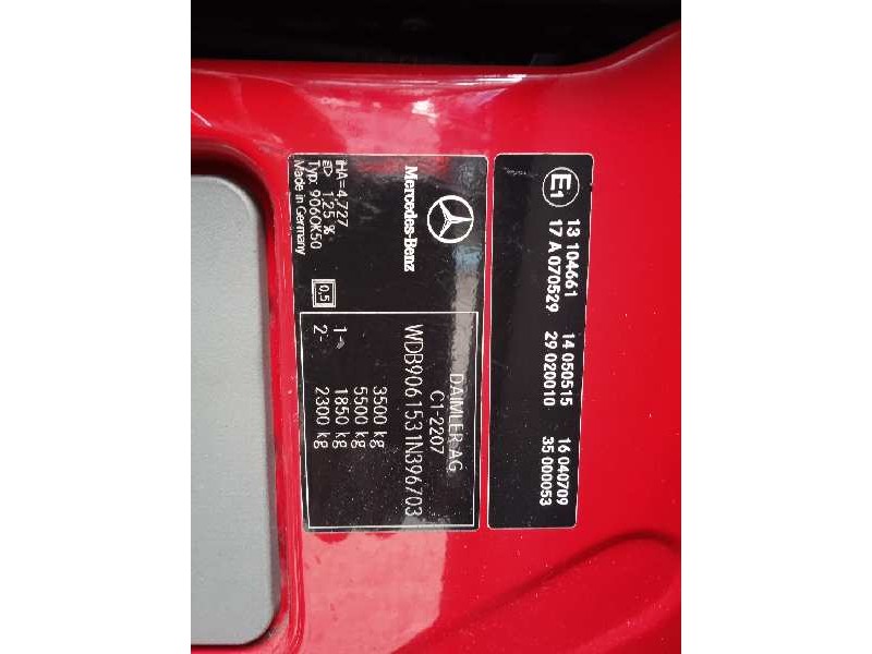 mercedes-benz sprinterii caja abierta (desde 01.06) del año 2008