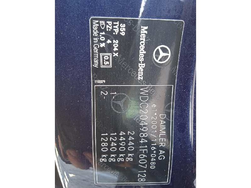 mercedes-benz clase glk (w204) glk del año 2011