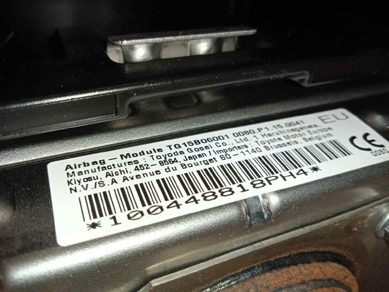 Recambio de kit airbag para toyota c-hr hybrid launch edition referencia OEM IAM 55401F4010C1 89170F4130 45130F4030XX