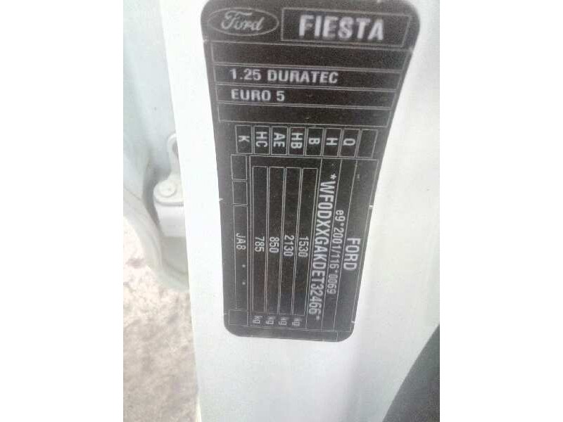 ford fiesta (ccn) del año 2014