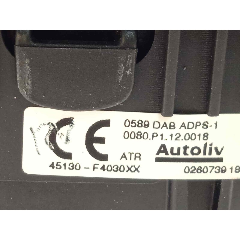 Recambio de kit airbag para toyota c-hr hybrid launch edition referencia OEM IAM 55401F4010C1 89170F4130 45130F4030XX