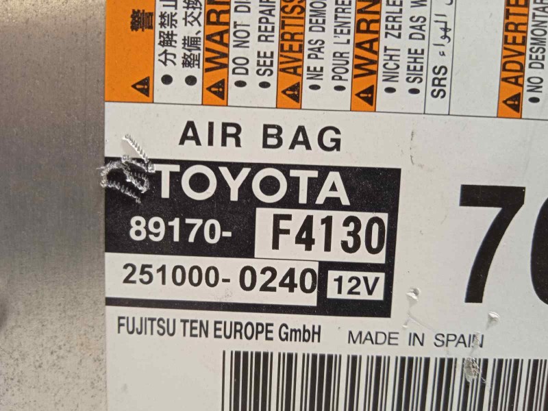 Recambio de kit airbag para toyota c-hr hybrid launch edition referencia OEM IAM 55401F4010C1 89170F4130 45130F4030XX