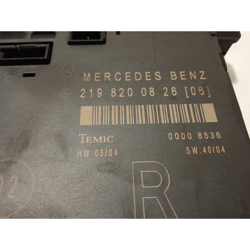 Recambio de centralita confort para mercedes-benz clase cls (w219) 320 cdi (219.322) referencia OEM IAM 2198200826  