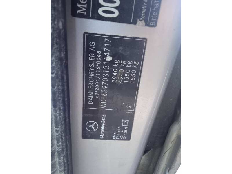 mercedes-benz vito combi 06.2003  del año 2005