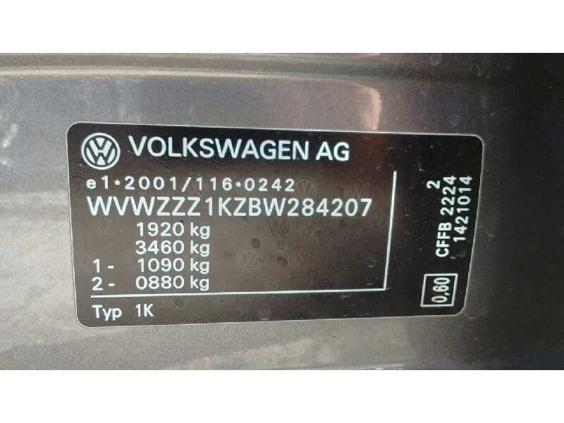 volkswagen golf vi (5k1) del año 2011