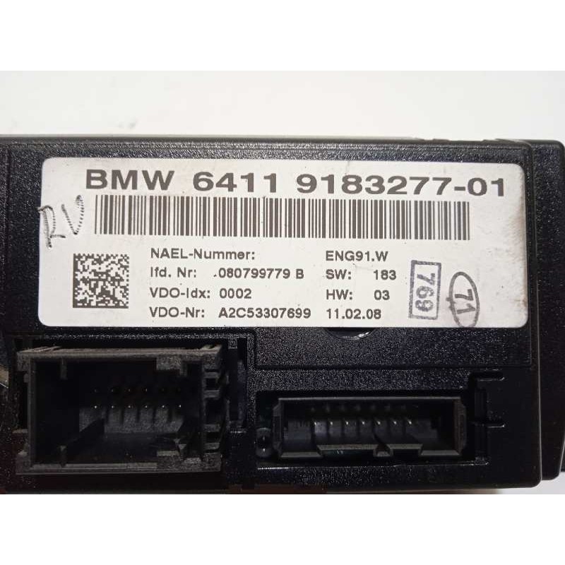 Recambio de mando climatizador para bmw serie 1 berlina (e81/e87) 118d referencia OEM IAM 64119183277  9183277