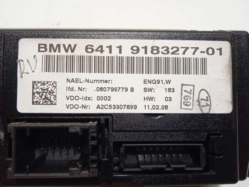 Recambio de mando climatizador para bmw serie 1 berlina (e81/e87) 118d referencia OEM IAM 64119183277  9183277