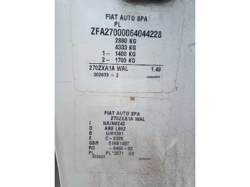 fiat scudo (270) del año 2007