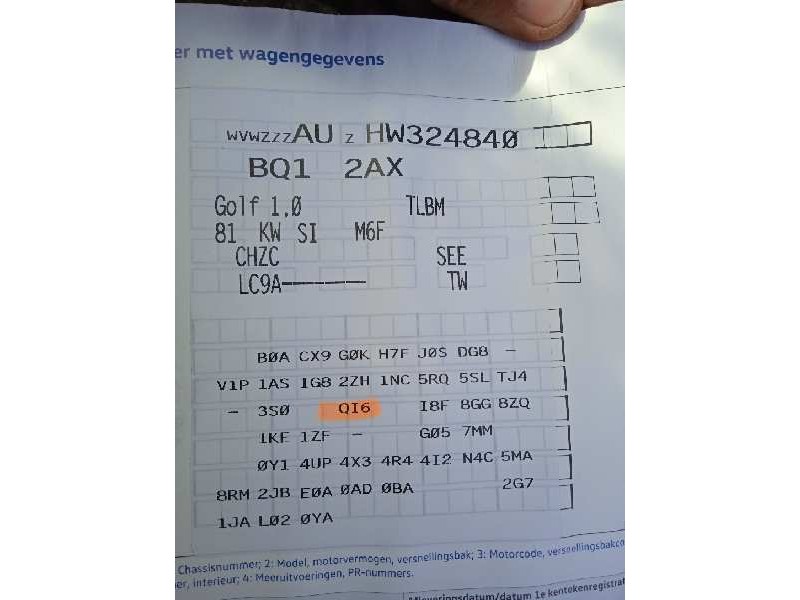 volkswagen golf vii lim. (bq1) del año 2017