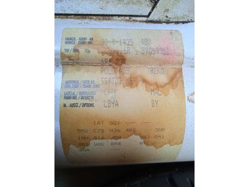 volkswagen polo (6r1) del año 2010