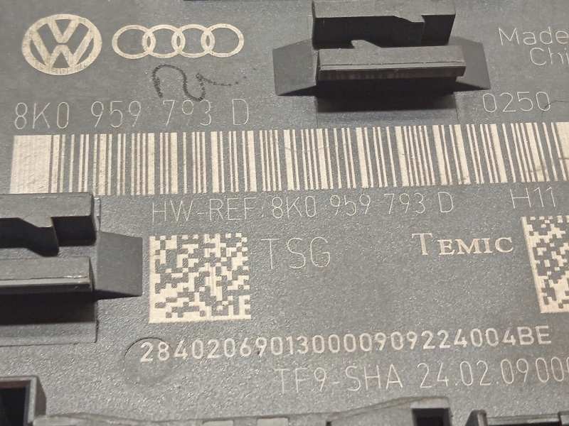 Recambio de centralita confort para audi q5 (8r) 2.0 tdi (125kw) referencia OEM IAM 8K0959793D  