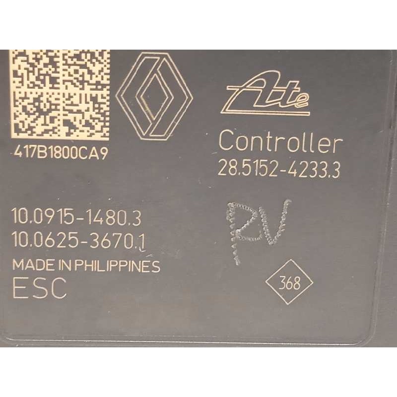 Recambio de abs para renault megane iv berlina 5p zen referencia OEM IAM 476607355R 28515242333 10022010264